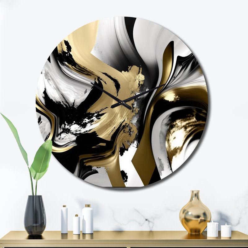 Horloge murale Wild Wave Bliss, Très grand