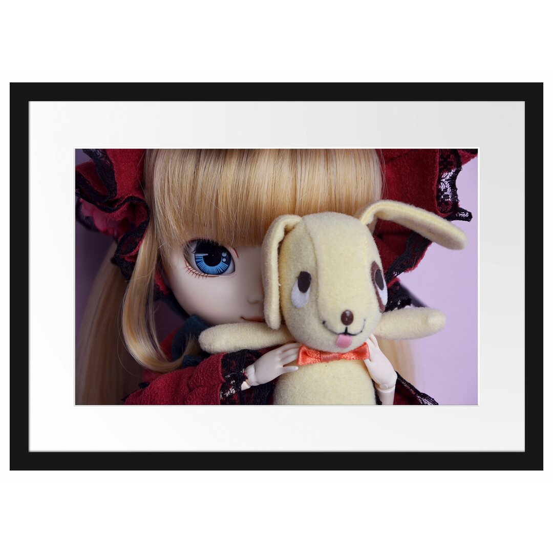 Rotkäppchen Pullip Doll Gerahmte Grafik Kunstdruck Poster