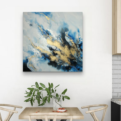 marble - 32"x32" art on canvas