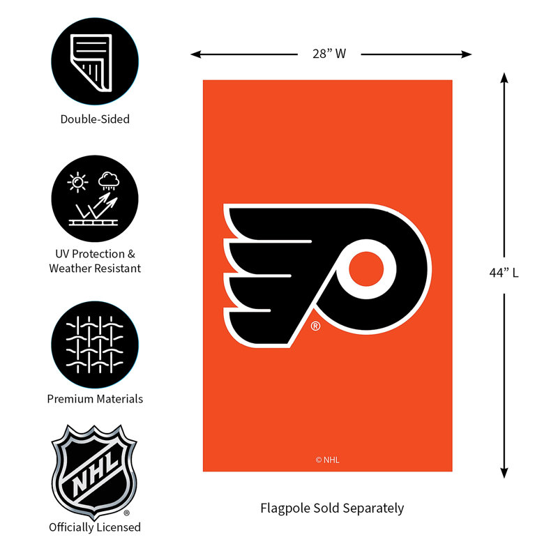 Applique du drapeau, Gar., Flyers de Philadelphie