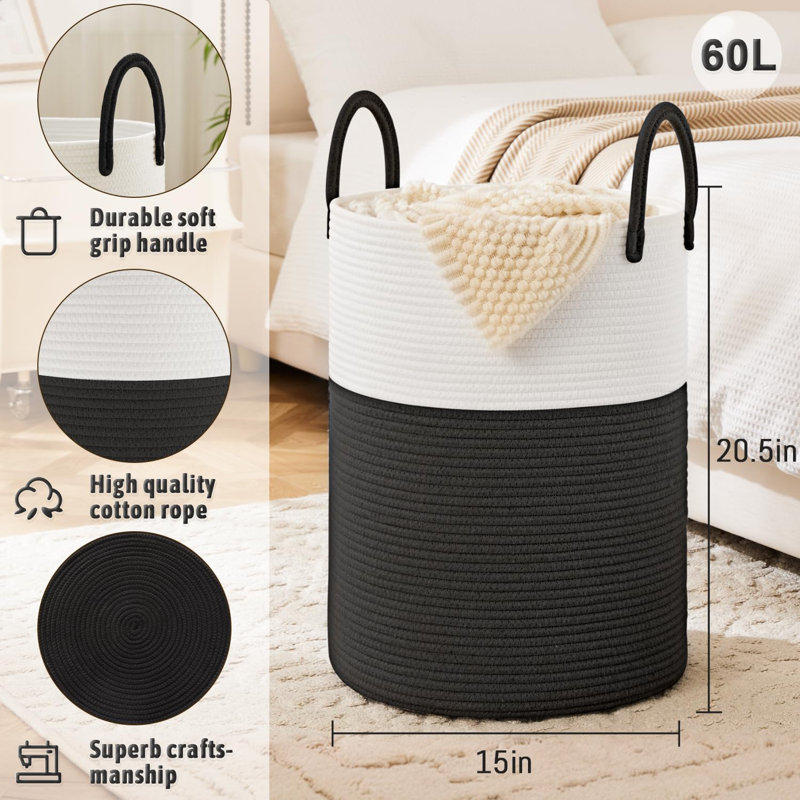Panier à linge 60l