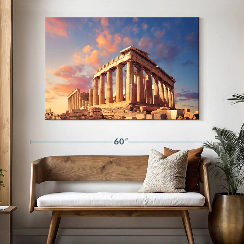 Kavia Ancient Athens Acropolis, 34" H x 51" W