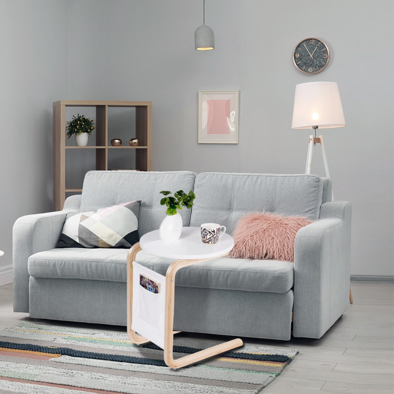 Glynis Solid Wood C Table End Table