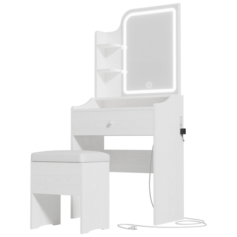 Dileydi Vanity, White