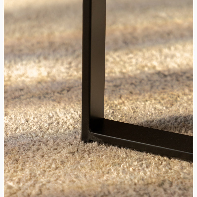 Table basse Ceairra, Noir, H 17,72 po x L 33,86 po x l 33,65 po