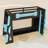 Twin Loft Bed with Integrated Gaming and Workstation, RGB Lighting, and Ample Storage-1551797275