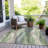 Machine Washable Indoor/Outdoor Xhevrie Fern Rug-783770037