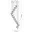12 - Light Crystal LED Chandelier