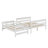 Twin XL Over Queen Bunk Bed With Ladder