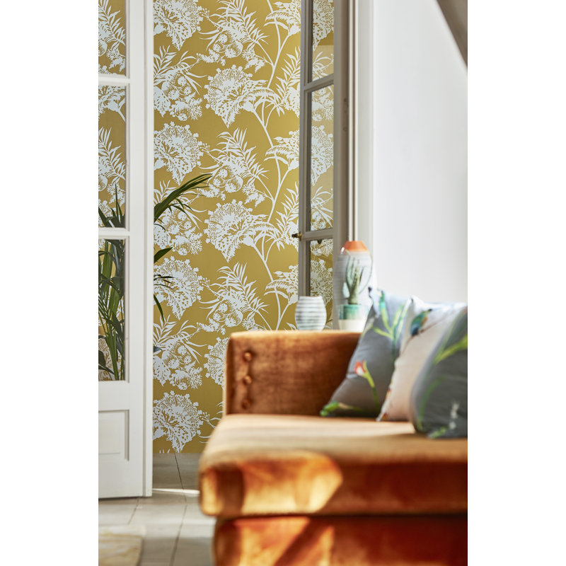 Bavero Wallpaper, Ochre