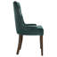 Ensemble de 2 chaises d'appoint élégantes à dossier capitonné, rembourrées de velours moelleux pour le confort et le style de la salle à manger et du salon.-621006384-621006389