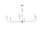 Nottaway 6 - Light LED Chandelier