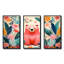 «Pink Tropical Bear Harmony I - Bear 2», art mural-952075209-952075208