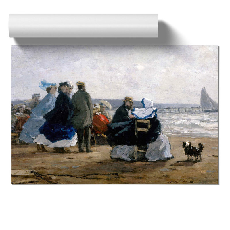 Beaulieu by Eugene Boudin - Frameless Print, 30cm H x 42cm W x 0.1cm D