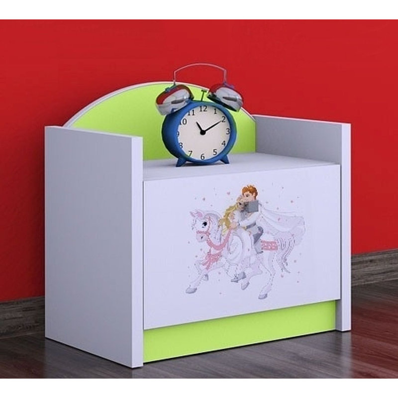 Justen Nightstand, Green