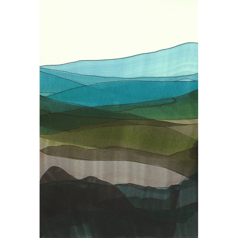 Blue Hills I by Jodi Fuchs - Wrapped Canvas Print, 46cm H x 30cm W