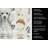 Standard White Poodle Coffee Bar Kitchen Towel-1168063473