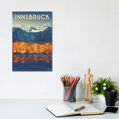 Austria-Innsbruck - Wrapped Canvas Painting