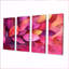Magenta Leaves Blossom I - Leaves Art - ensemble de décoration murale traditionnelle-1051441410-1051441422