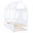 Twin Size Wood Daybed With Trundle - White For A Cozy Bedroom Atmosphere Solid House Bed In Quality Feature