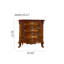 Buffet en bois massif 29,92 po Audusinda