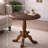 Handcrafted Round Solid Wood Accent Table