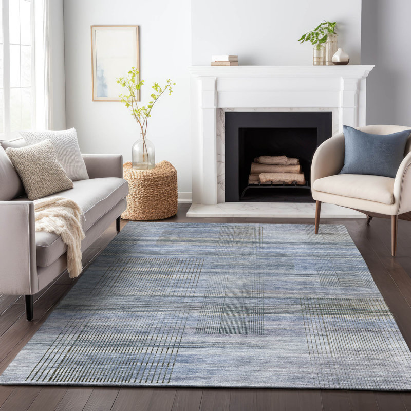 Tapis antidérapant Charice, Rectangle 10 pi x 14 pi