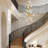 44-Light Modern Glass Large Staircase Chandelier (Total Height 8.2ft)