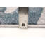 Tapis floral argent / pétrole / crème Tavon-213993053