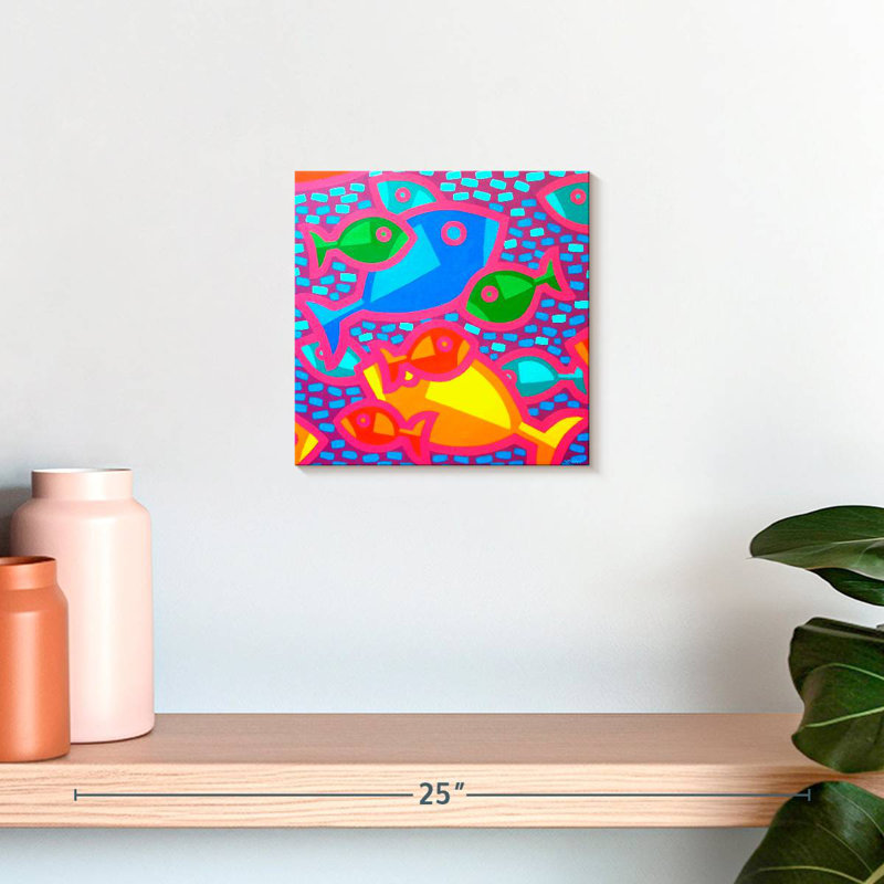 Brampt Funky Fish, 10" H x 10" W