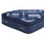 Très grand matelas bleu multi 14 po avec unité de poche, mousse à mémoire de forme, couches de mousse et housse souple, couches roulées compressées, super tissu