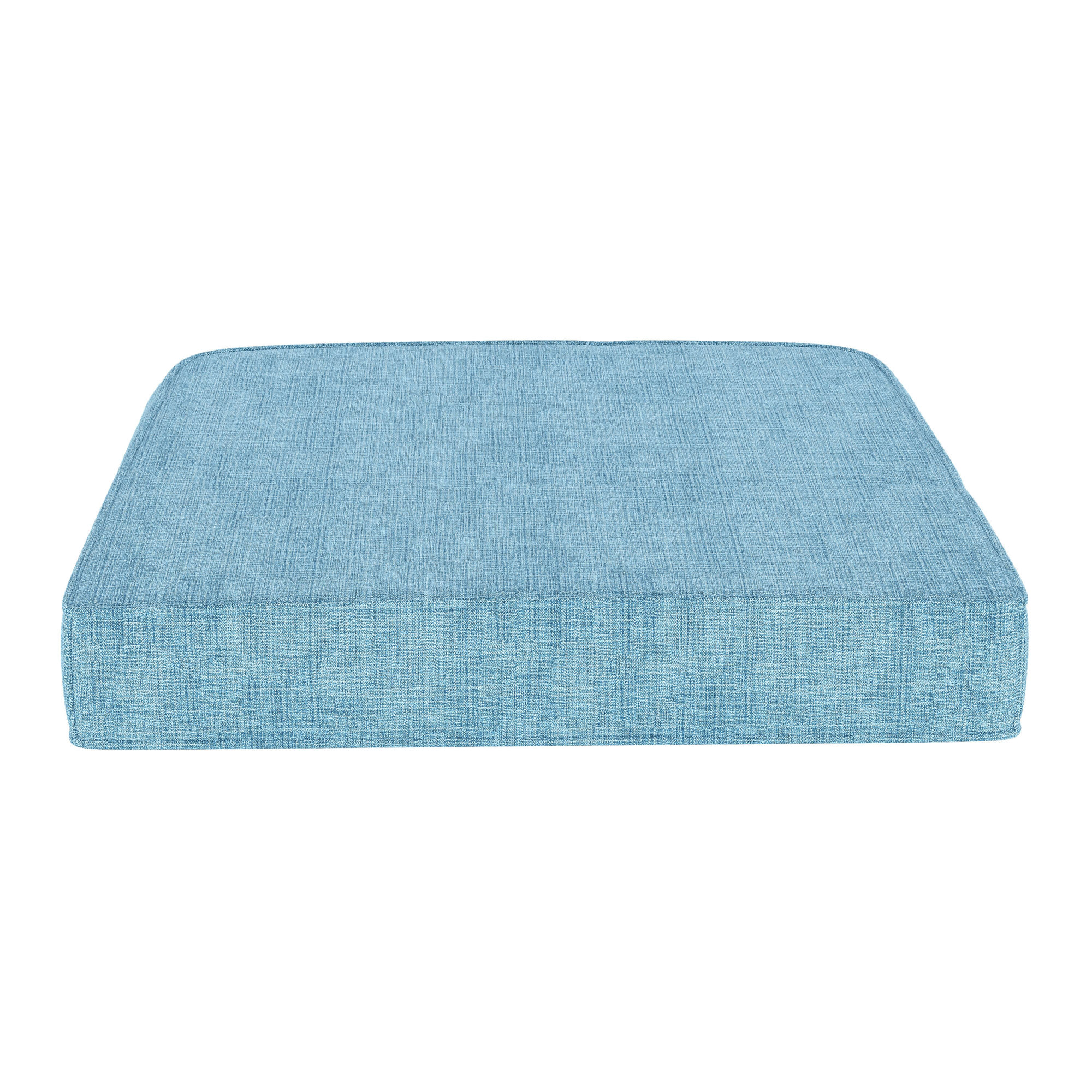 Sunbrella® Outdoor Dining Chair Seat Cushion, Cast Horizon Sunbrella® Plainweave, 20" W x 18" D