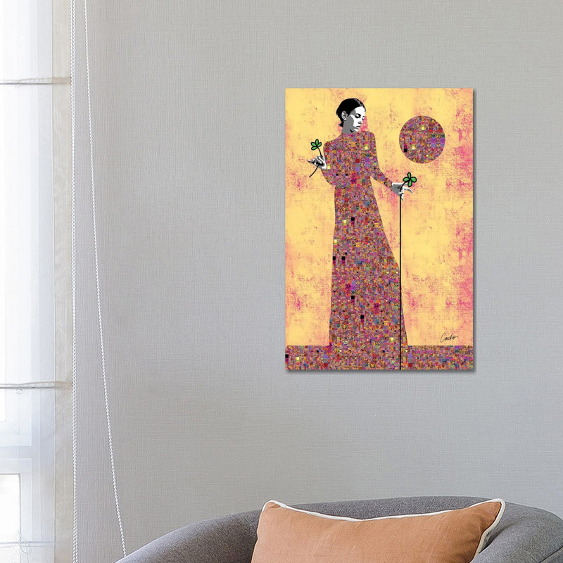 Offering Beauty by Jose Cacho - Wrapped Canvas Print