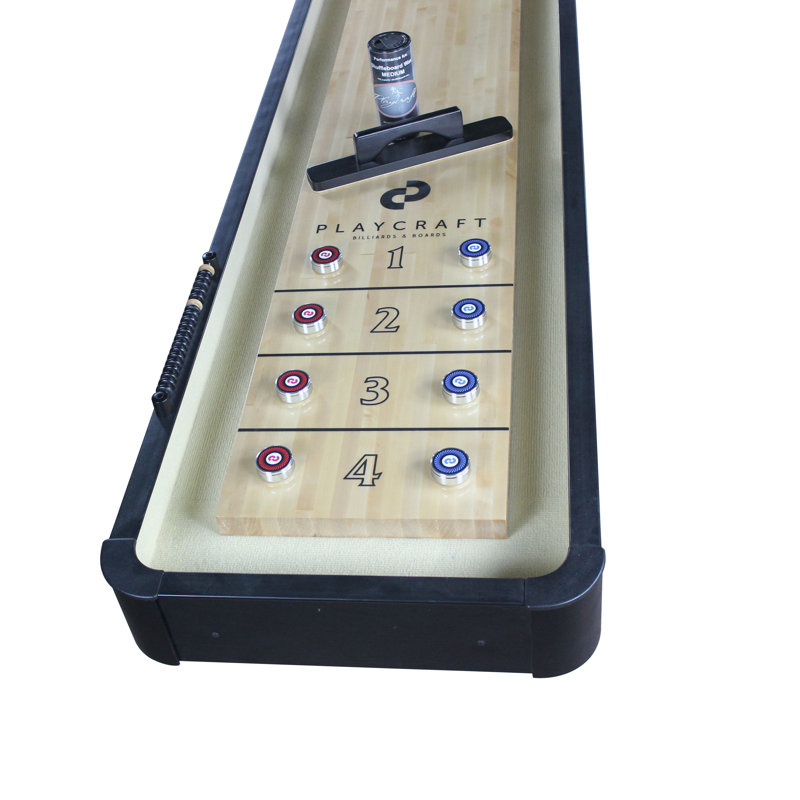 Woodbridge Playcraft Shuffleboard Table, Black, 14'