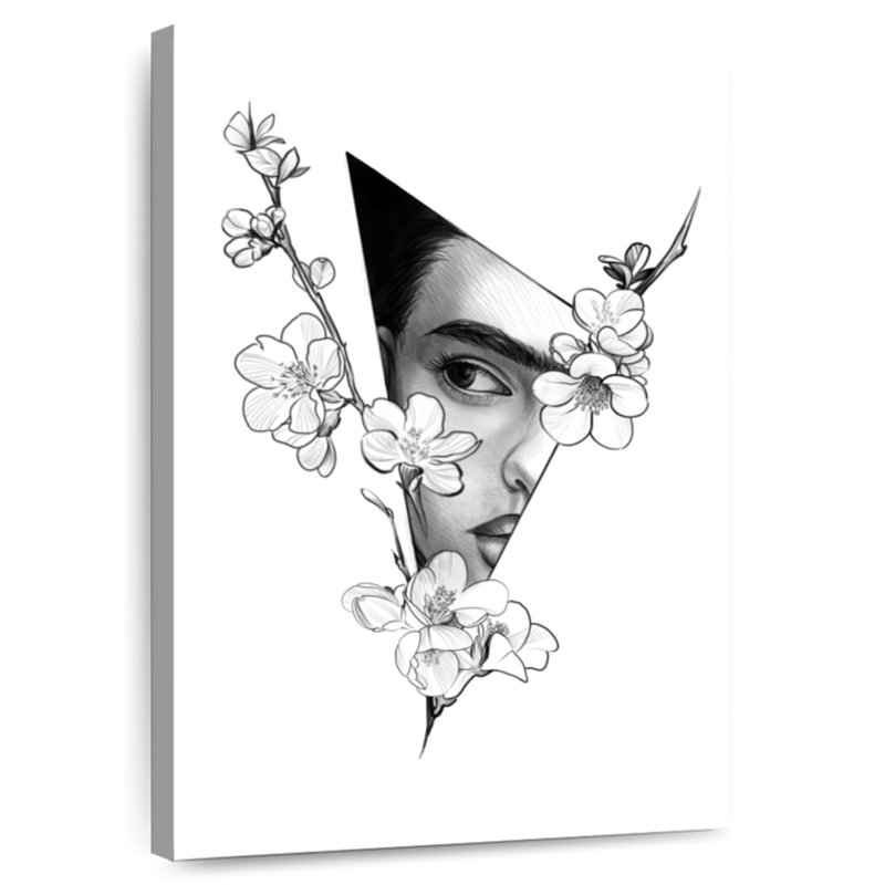 Keiraleigh Triangle Frida Kahlo, 36" H x 24" W