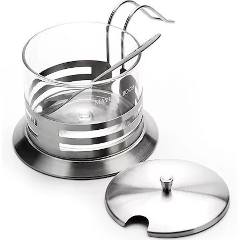 Mayer & Boch sucrier avec couvercle et cuillère 9 oz