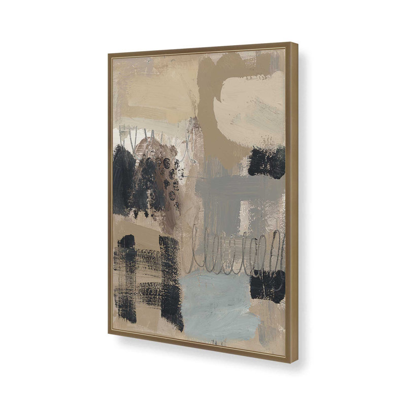 Terre et ombre II, reproduction, H 17,25 po x l 13,25 po, Or brossé