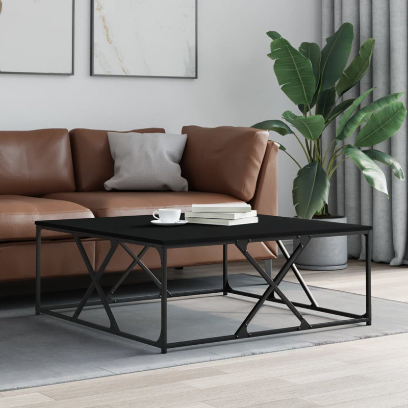 Pocklington Four Leg Coffee Table, 40cm H x 100cm W x 100cm D, Grey Sonoma