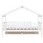 Lit simple en bois pour la chambre-530244836