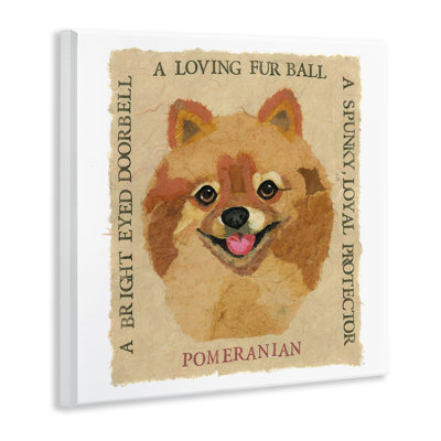 Fun Pomeranian Pet Phrases Wall Plaque Art by Nancy Overton