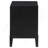 Mason Black 2-Drawer Nightstand