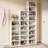 42 Pair White Shoe Storage Rack Organizer