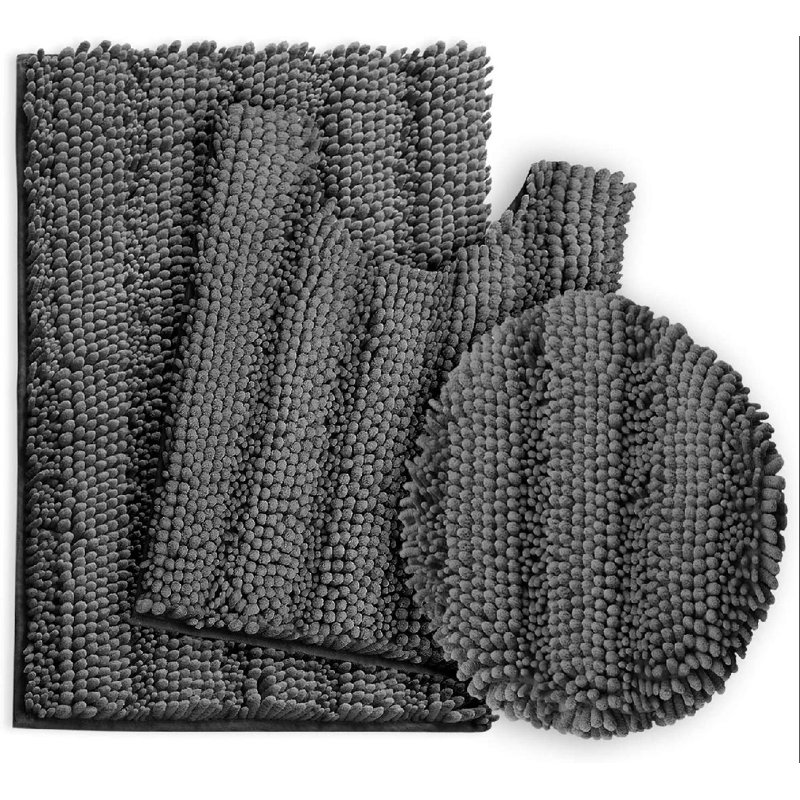 Ensemble de tapis de bain Peletier, Gris