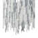 Waterfall Linear Glass And Metal Mosaic Tile