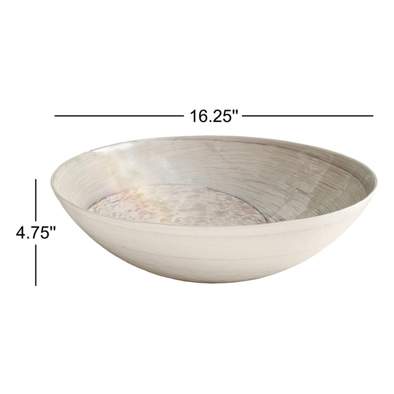 Murano Glass Circular Vessel Bathroom Sink