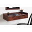 Casiano Solid Wood Floating Shelf with Drawer-1145232844