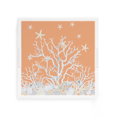 Coral Reef Acrylic Square Decorative Tray