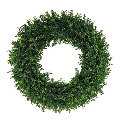 Faux Boxwood Wreath
