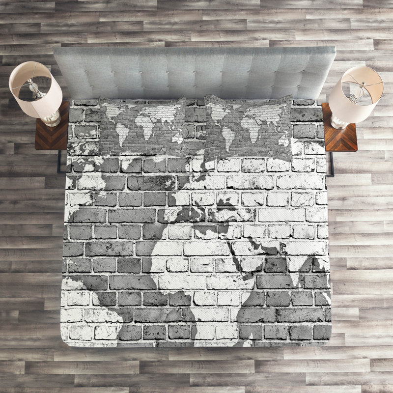 Eclectic Coverlet, Gray