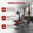 Premium Foldable Multi-Function Weight Bench With Removable Rowing System - 600 LBS Capacity Space-Saving Training Station